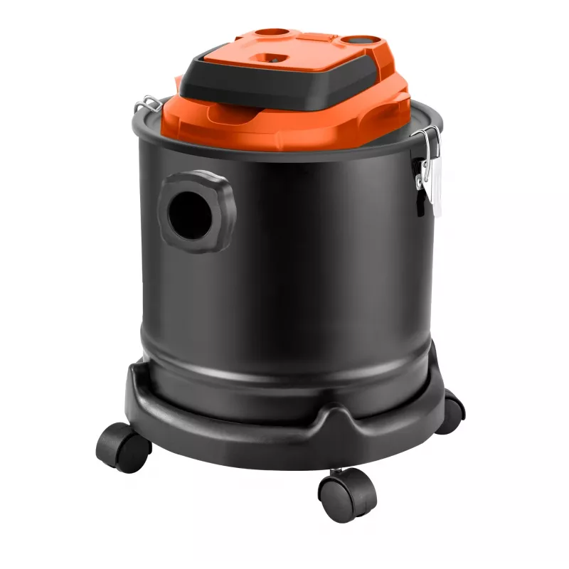 Aspirador industrial Extralink Powerlink 1200W 20L húmedo y seco negro-naranja R-701