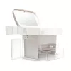 Rio CSSM-EU/1,2 Beauty Box organizador de cosméticos con bandejas abatibles y cerradura de llave