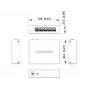 Switch de escritorio Hikvision DS-3E0505-O de 5 puertos Gigabit
