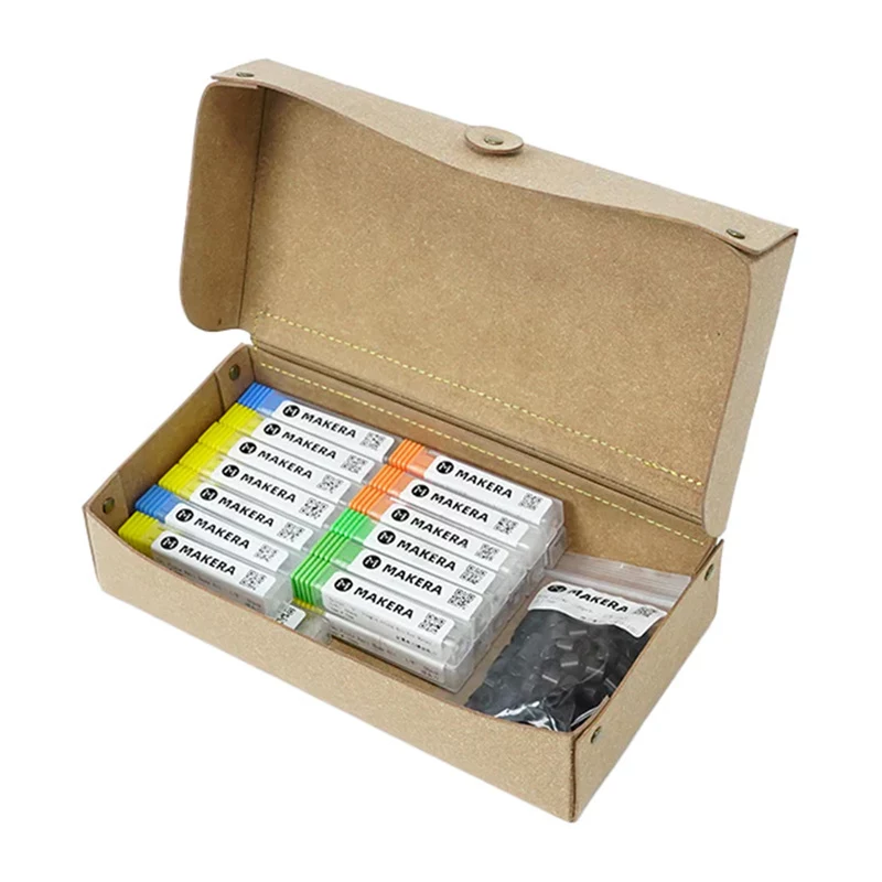 MAKERA Carvera Essential Extended juego de fresas (52 uds.) – Fresas CNC de carburo de tungsteno macizo, vástagos de 1/8