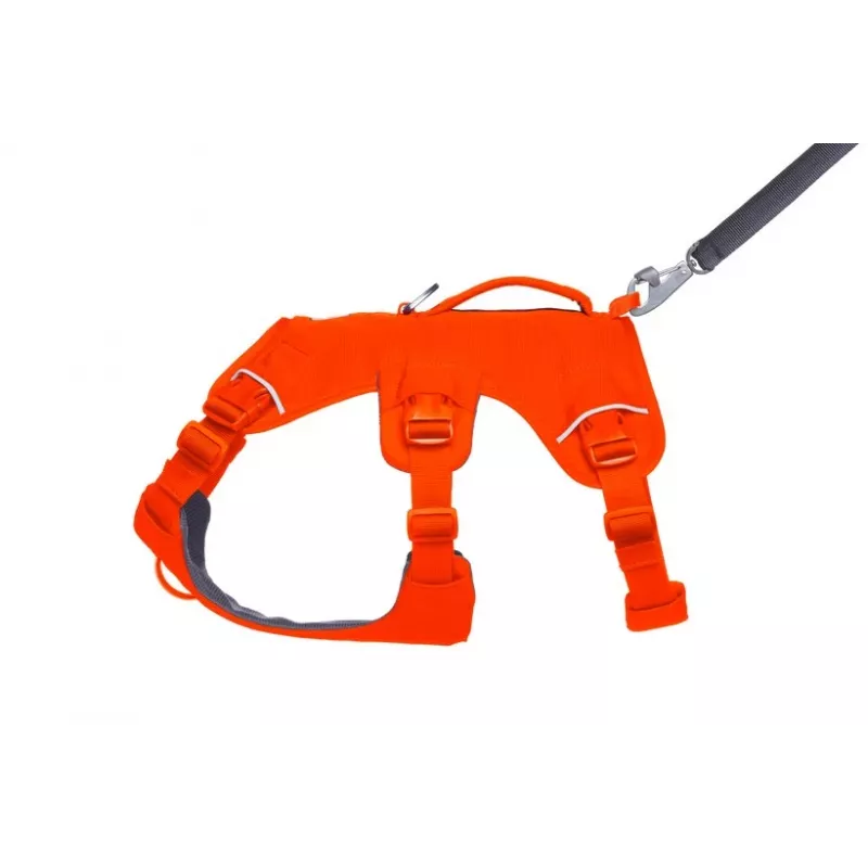 Ruffwear Web Master Arnés de soporte multiusos para perros, Blaze Orange, Talla M