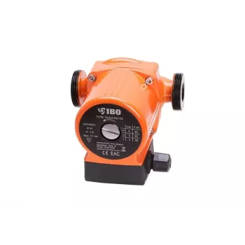 IBO OHI 25-60/130 Bomba de circulación de rotor húmedo, 3 velocidades, 6 m de altura máx. de elevación, 3,5 m³/h, hierro fundido, 230 V