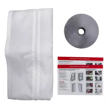 AIWA Kit de sellado para ventanas para aires acondicionados portátiles, 4 m de perímetro, blanco