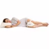 Momcozy EP001 Almohada ergonómica de espuma viscoelástica para las rodillas para dormir de lado, blanco crema