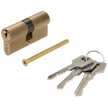 PSG 63.63030.MM Bombín de perfil europeo doble de latón 30/30 mm
