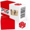 PSG 63.63030.MM Bombín de perfil europeo doble de latón 30/30 mm