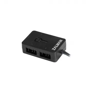Zalman ZM-4PALC Controlador ARGB - Hub RGB direccionable de 4 puertos con fijación magnética