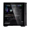 Zalman Z10 Caja ATX Mid-Tower, negra, cristal templado, 4 ventiladores ARGB