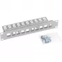 Patch panel Triton RAC-PP-X03-C1 10 puertos 1U Keystone ciego, gris