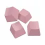 Razer PBT Keycap + Coiled Cable Upgrade Set, Doubleshot-PBT, cable en espiral USB-C a USB-A, Quartz Pink (RC21-01491000-R3M1)