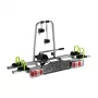 LUMI LEGEND CORPORATION Portabicicletas para enganche de remolque para 2 e-bikes, 60 kg, plegable, función basculante, placa de iluminación integrada