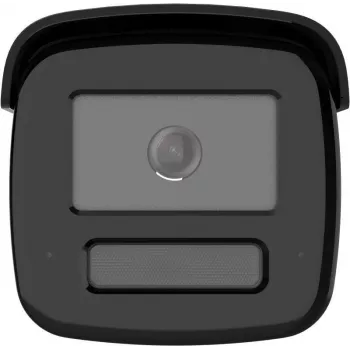 Hikvision DS-2CD2T123G2-LIS2UY/SL(2.8mm)BLACK Cámara IP bullet 2MP ColorVu AcuSense con audio bidireccional y luz estroboscópica