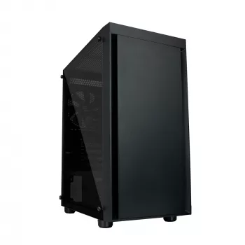 Zalman T3 PLUS Caja de PC mini-torre mATX, negra, ventana acrílica, 2 ventiladores