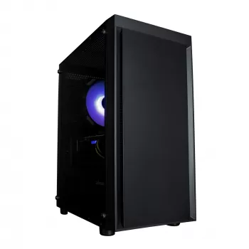 Zalman T3 PLUS Caja de PC mini-torre mATX, negra, ventana acrílica, 2 ventiladores