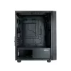 Zalman T3 PLUS Caja de PC mini-torre mATX, negra, ventana acrílica, 2 ventiladores