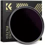KF Concept filtro solar ND100000 62mm, 16,6 pasos, OD 5.0, cristal óptico AGC, recubrimiento nano, montura de aluminio