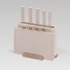 MEO MR-1412-BEIGE MAESTRO juego de cuchillo y tabla de cortar