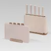 MEO MR-1412-BEIGE MAESTRO juego de cuchillo y tabla de cortar