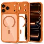 Funda MagPeak MagSafe CC Tech-Protect para iPhone 17 Pro Max / 18 Pro Max - Cosmic Orange/transparente