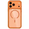 Funda MagPeak MagSafe CC Tech-Protect para iPhone 17 Pro Max / 18 Pro Max - Cosmic Orange/transparente