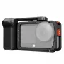 Jaula para cámara con asa KF para DJI Osmo Action 6 / Action 5 / Action 4 / Action 3, aleación de aluminio, negra, KF12.0036
