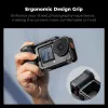 Jaula para cámara con asa KF para DJI Osmo Action 6 / Action 5 / Action 4 / Action 3, aleación de aluminio, negra, KF12.0036