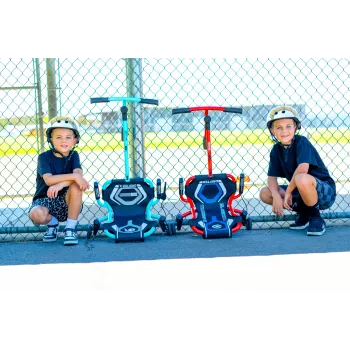 Kart de derrape EzyRoller Drifter X propulsado por piernas para niños de 4-12+, rojo