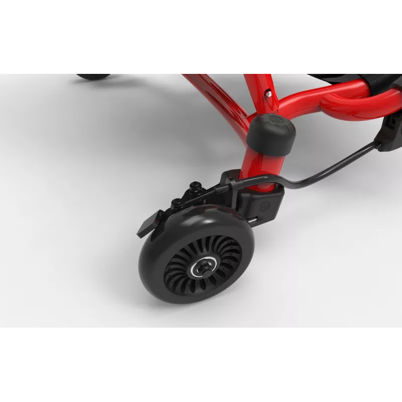 Kart de derrape EzyRoller Drifter X propulsado por piernas para niños de 4-12+, rojo