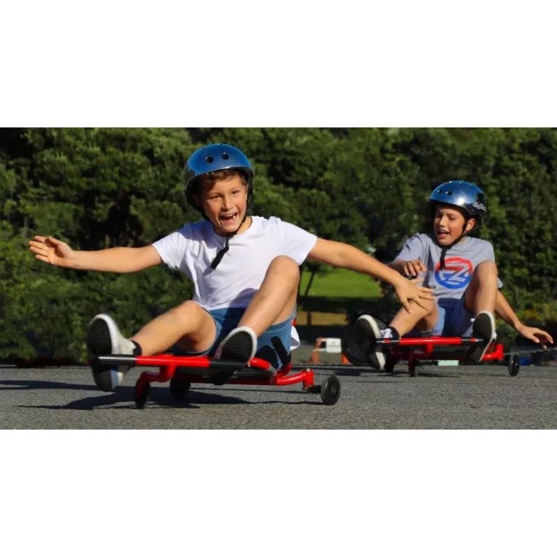 EzyRoller Drifter X kart de drifting impulsado con los pies, 4-12 años, rosa
