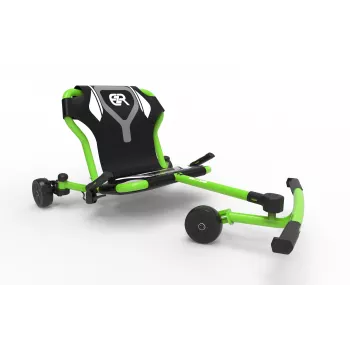 Kart de derrape EzyRoller Drifter Pro X propulsado por pies para niños a partir de 10 años - verde