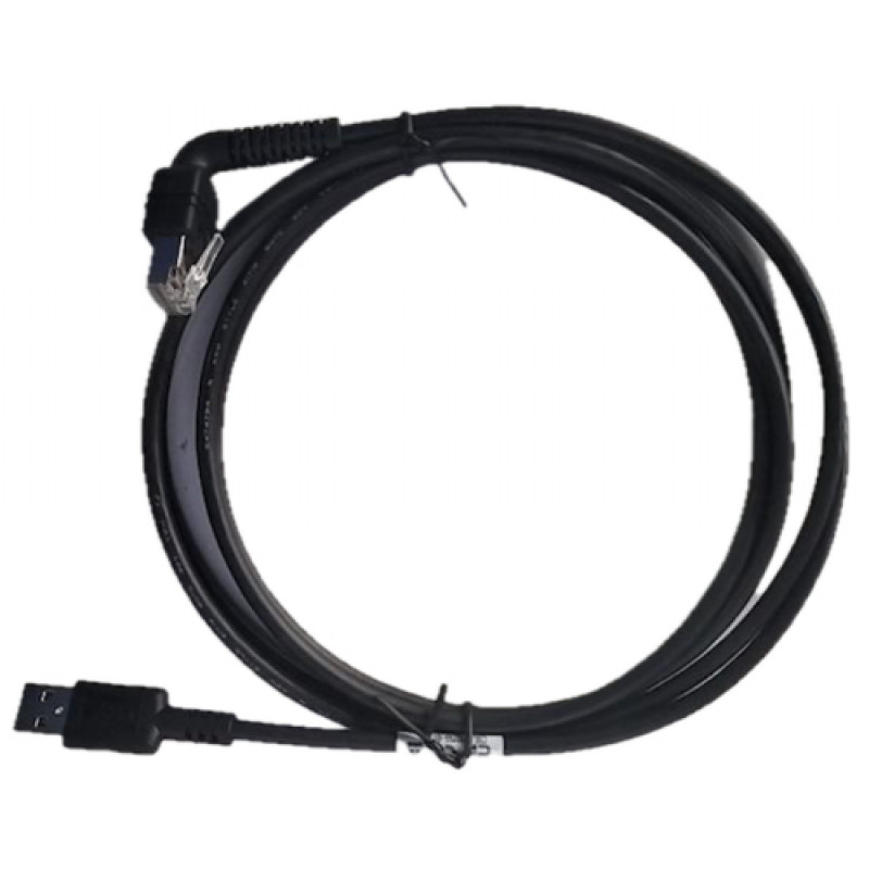 Zebra DS55 Cable USB 7 ft con conector en ángulo recto