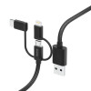 Hama 00201536, 1,5 m, USB A, USB C, USB 2.0, 480 Mbit/s, negro