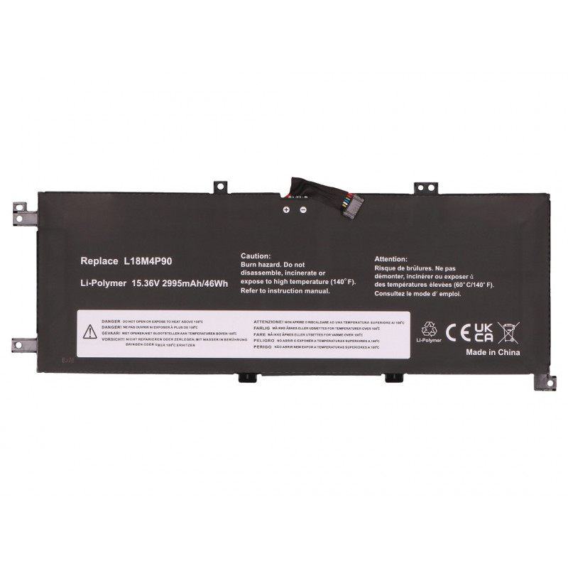 2-power Pack de batería principal Lenovo ThinkPad L13 Yoga - Batería - 46 mAh (2P-02DL032)