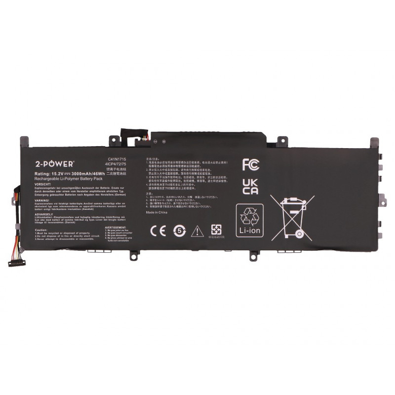 2-POWER Batería principal - Batería - 45 mAh (2P-0B200-02760000)