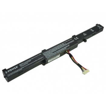 2-power batería principal Asus A41-X550E - batería - 2.600 mAh (2P-0B110-00220000)