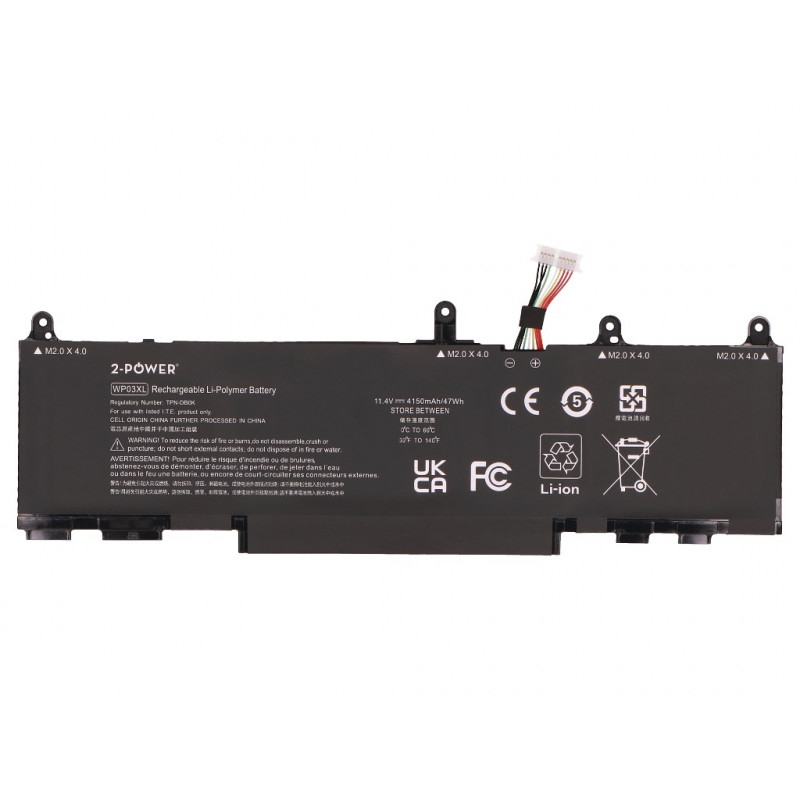 2-Power Hauptakku HP Elitebook 830 G9 - Batería - 47 mAh
