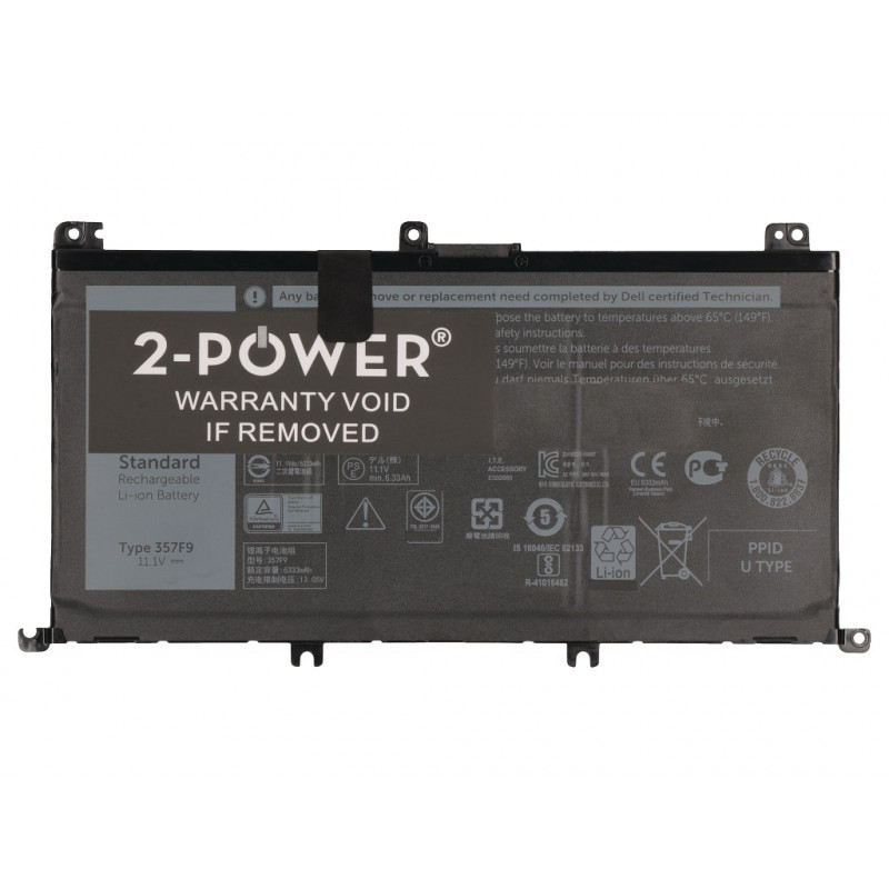 2-power 2P-357F9 - batería - 7.200 mAh 11,4 V