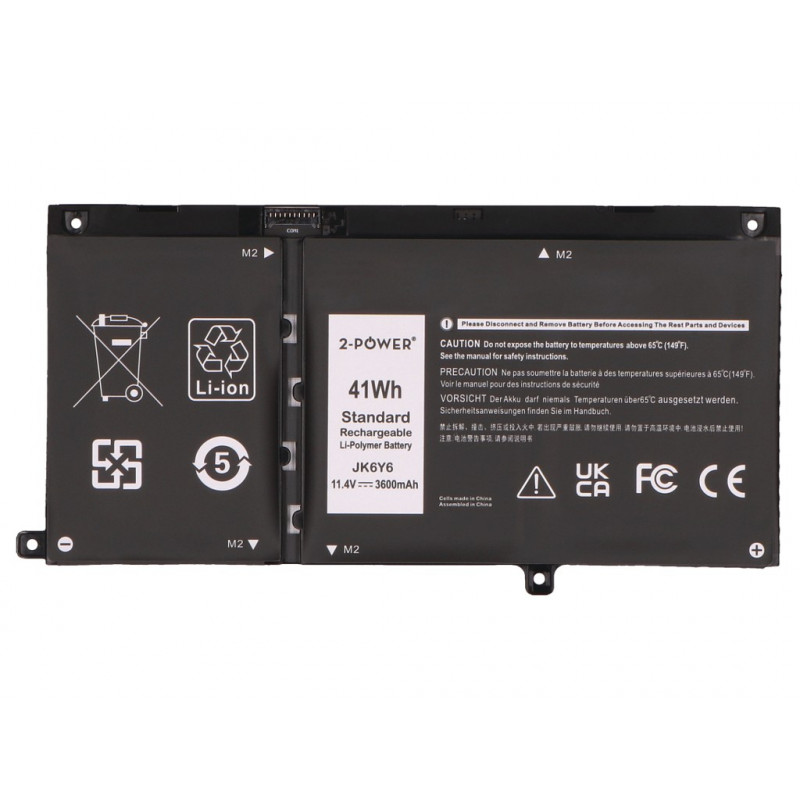 2-Power batería principal Dell Vostro 5502 - batería - 41 mAh (2P-451-BCPU)