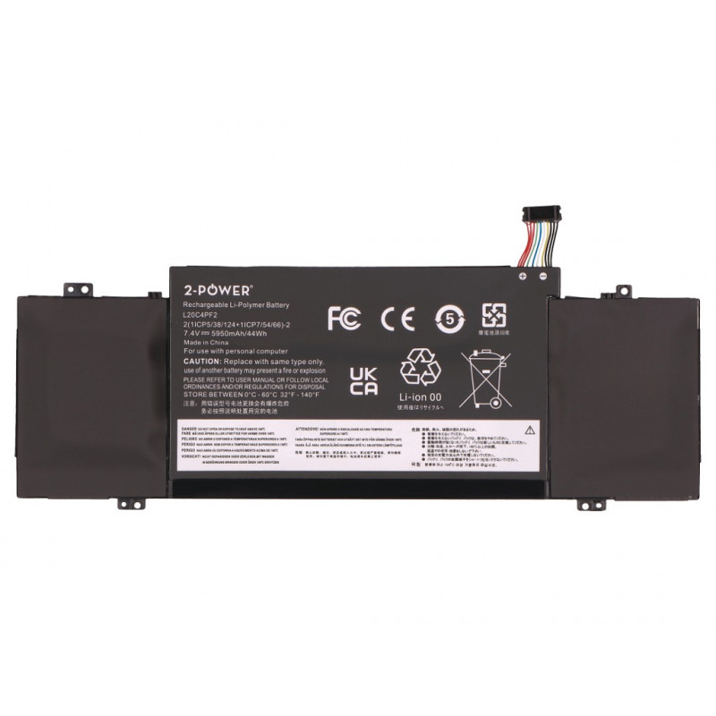 2-Power Batería principal Pack - Batería - 44 mAh (2P-5B11C66148)