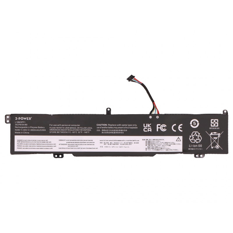 2-power Lenovo IdeaPad L340-15IRH Batería principal - Batería - 53 mAh (2P-5B10T04976)