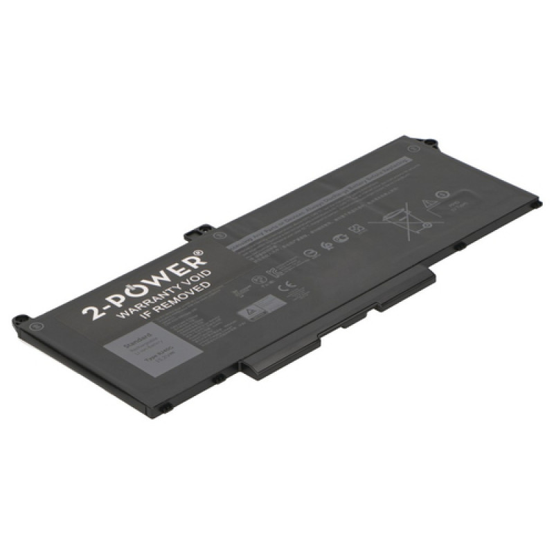 2-power Dell Latitude 5420 Hauptakku-Pack - Batería - 45 mAh (2P-75X16)