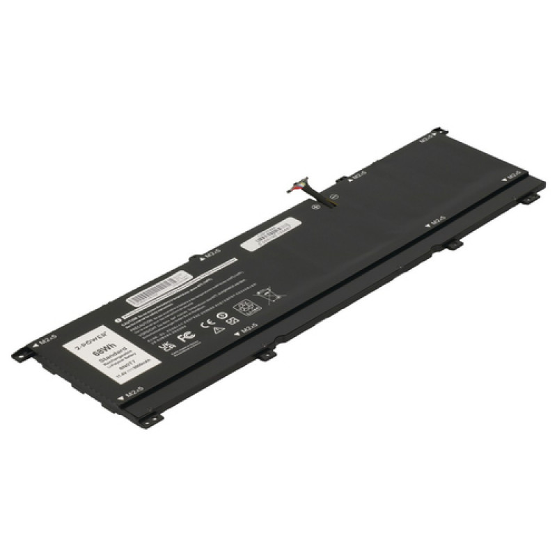 2-Power batería principal Dell XPS 15 9575 2-in-1 - batería - 68 mAh (2P-8N0T7)