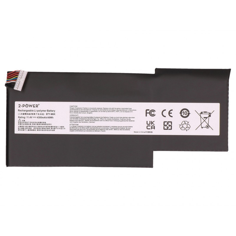 2-POWER batería principal MSI GS63VR - batería - 49 mAh