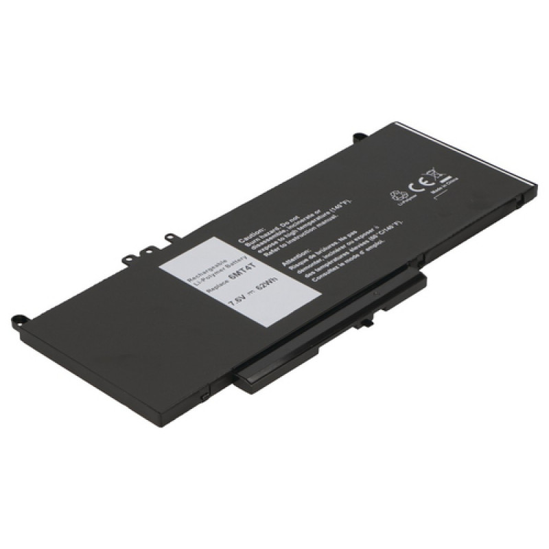 Batería principal 2-power 44Wh para Dell Latitude E5470 - Batería - 44 mAh (2P-CHWGG)