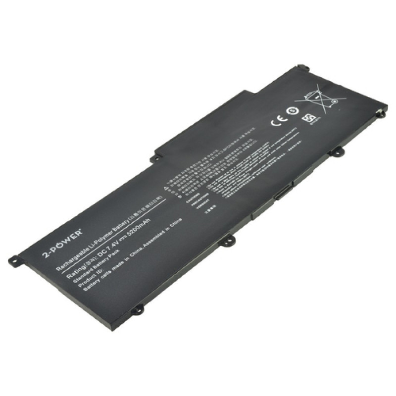 2-power Samsung 900X3C batería principal - 5.200 mAh (2P-BA43-00350A)