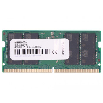2-power CL40 SoDIMM - 32 GB - DDR5 (2P-KCP548SD8-32)