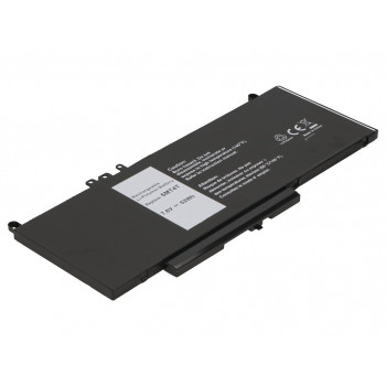 2-Power Batería principal 44Wh Dell Latitude E5470 - Batería - 44 mAh (2P-HK6DV)