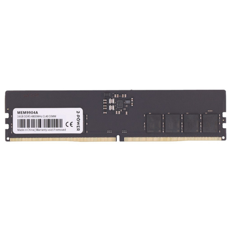 2-power 16GB DDR5 4800MHz CL40 DIMM - 2 GB - DDR5 (2P-KVR48U40BS8-16)
