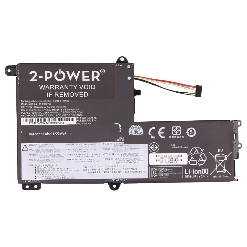2-power 2P-L15C3PB1 - batería - 46 mAh 11,4 V