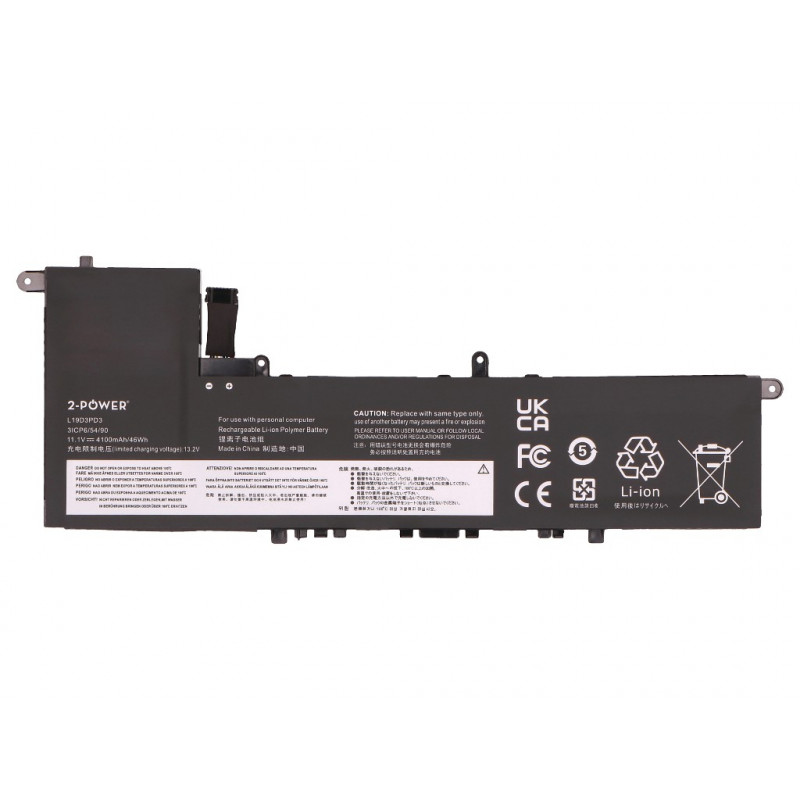 2-power batería principal Lenovo IdeaPad S540-13ITL 82H1 - batería - 46 mAh (2P-L19D3PD3)